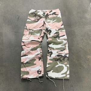 Rothco Pink Camo Cargo Pants Military Style Streetwear Pink Camouflage Size S